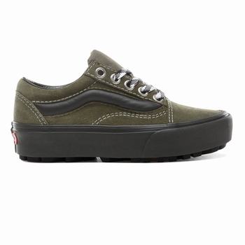 Női Vans 90s Retro Old Skool Lug Platform Cipő VA1346025 Lila/Fekete